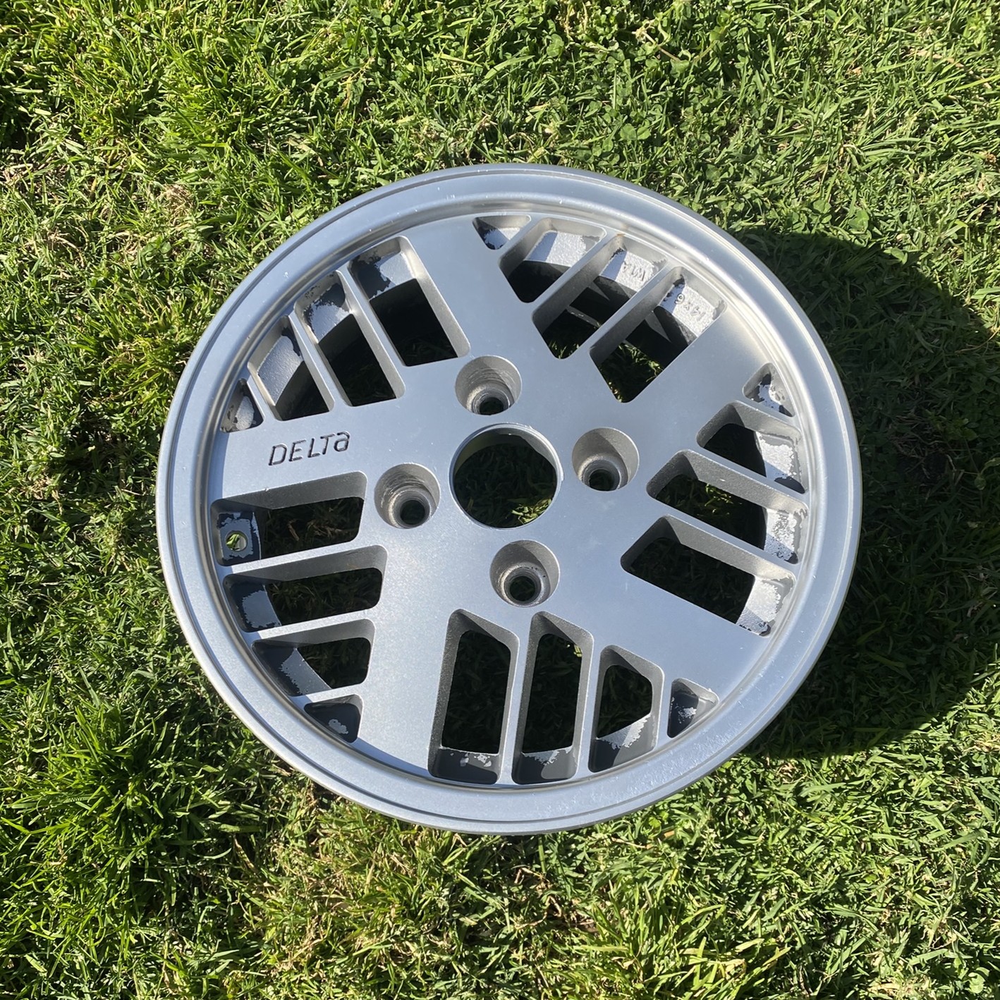 I had the wheels vapour blasted which resulted in an excellent finish.